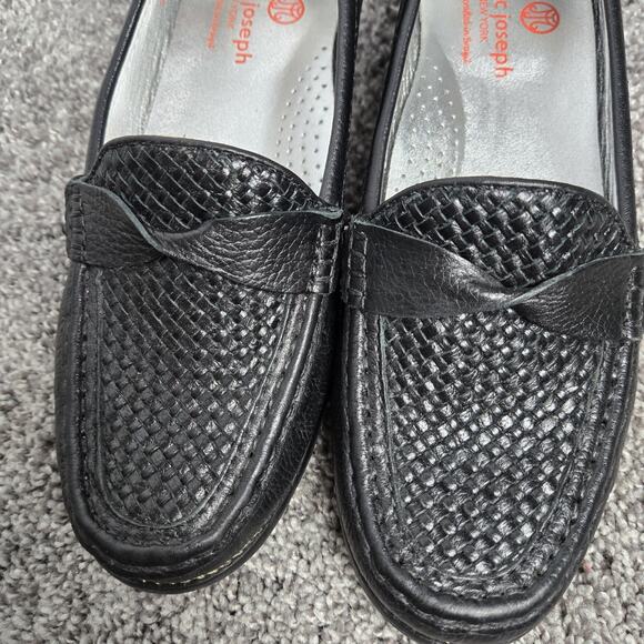 Marc Joseph New York Women's Leather Plymouth St. Weave Loafers Shoes Sz 8 - Picture 10 of 12